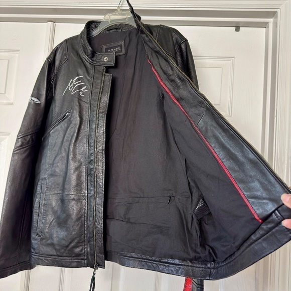 Designer Leather Jacket Burk's Bay 2022 Daytona 500 Champion Signed NWT NASCAR - Picture 5 of 10